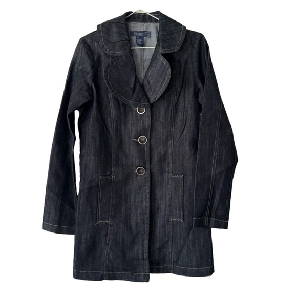 NWT Y2K vintage Baccini denim jacket size small - Picture 1 of 16